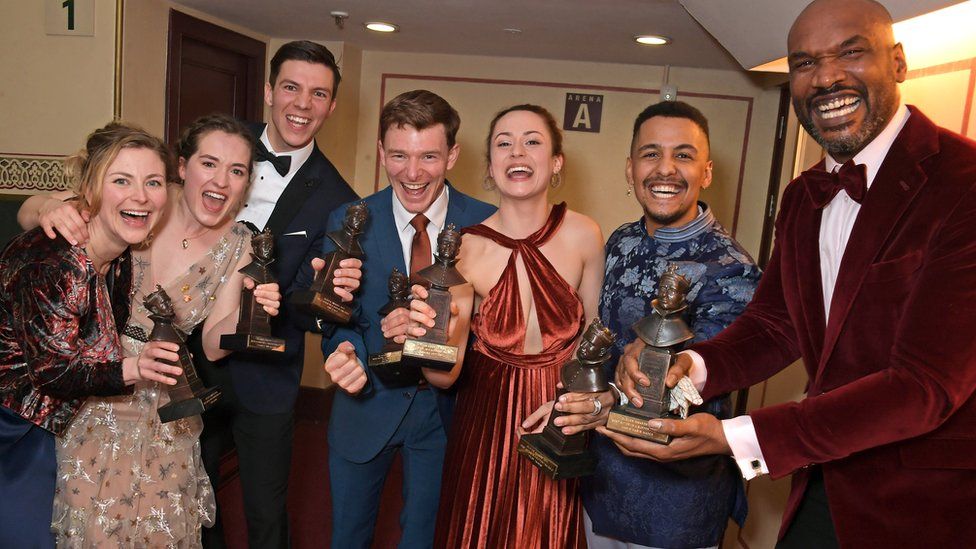 Scarlet Wilderink, Romina Hytten, Tom Stacy, Tom Larkin, Daisy Franks, Fred Davis and Habib Nasib Nader, the team who operate the tiger in Life of Pi