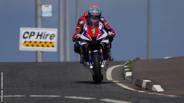 Glenn Irwin struggled with electrical and stability issues on the opening day of the North West 200