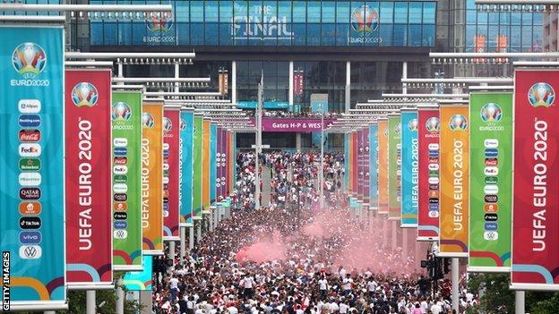 England were ordered to play one match behind closed doors as a punishment for the unrest at Wembley Stadium during the Euro 2020 final