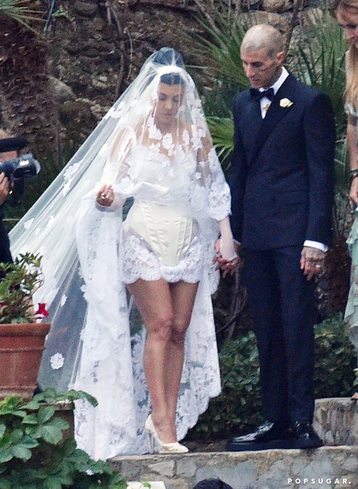 Kourtney Kardashian Wedding Dress Dolce Gabanna 