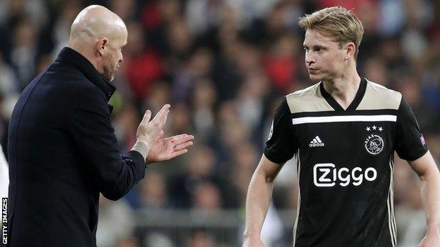 Erik ten Hag and Frenkie de Jong