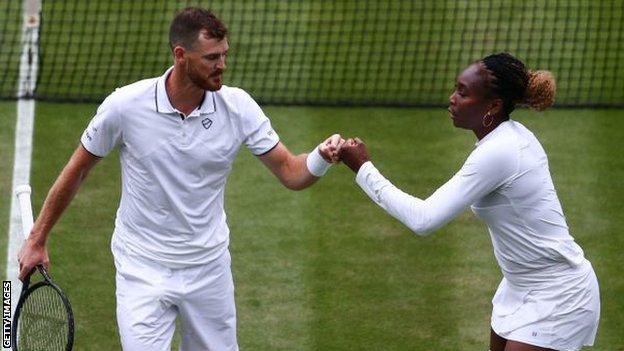 Jamie Murray and Venus Williams