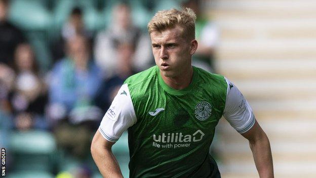 Hibernian defender Josh Doig