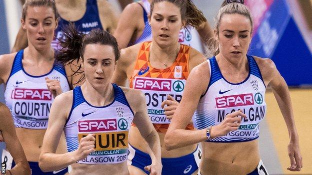 Laura Muir and Eilish McColgan