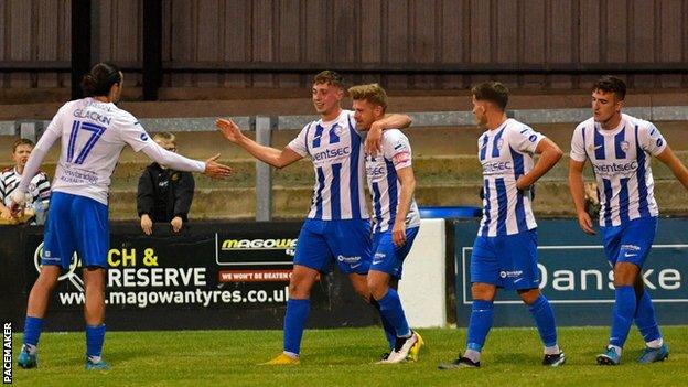 Matthew Shevlin continued his fine start to the season for unbeaten Coleraine