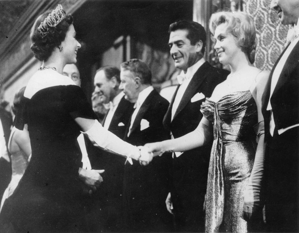 Queen Elizabeth II and Marilyn Monroe