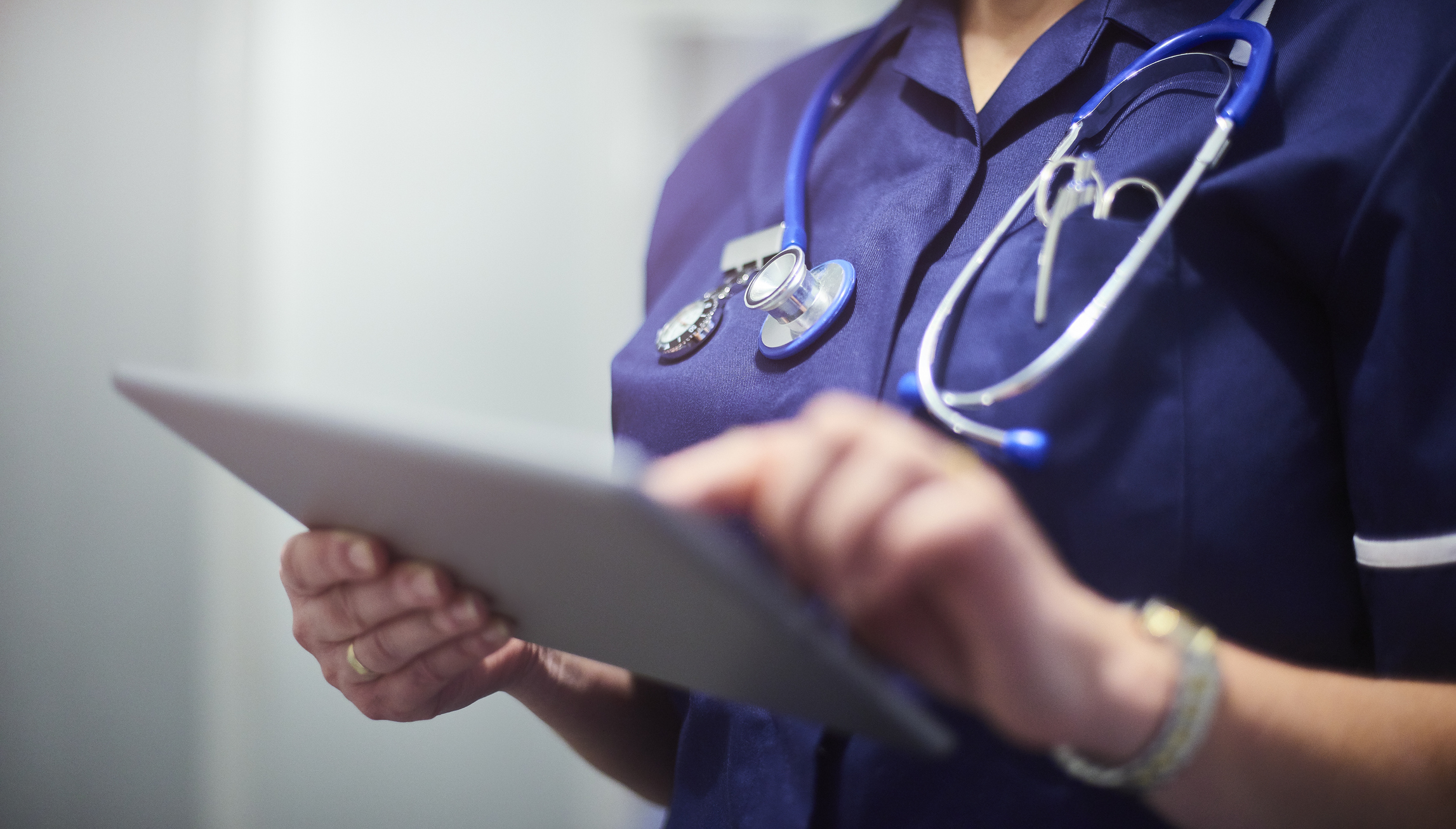 Nurse with clipboard