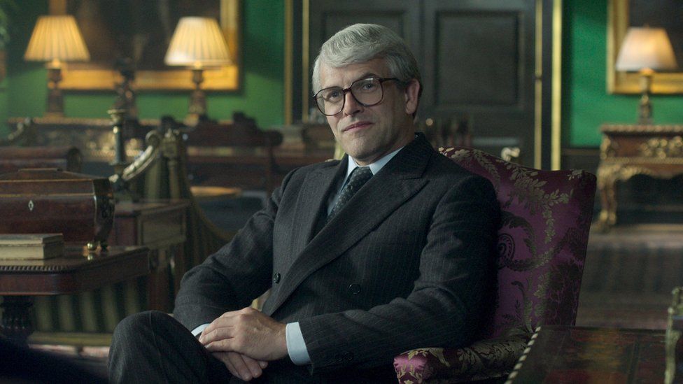 Jonny Lee Miller as John Major in The Crown