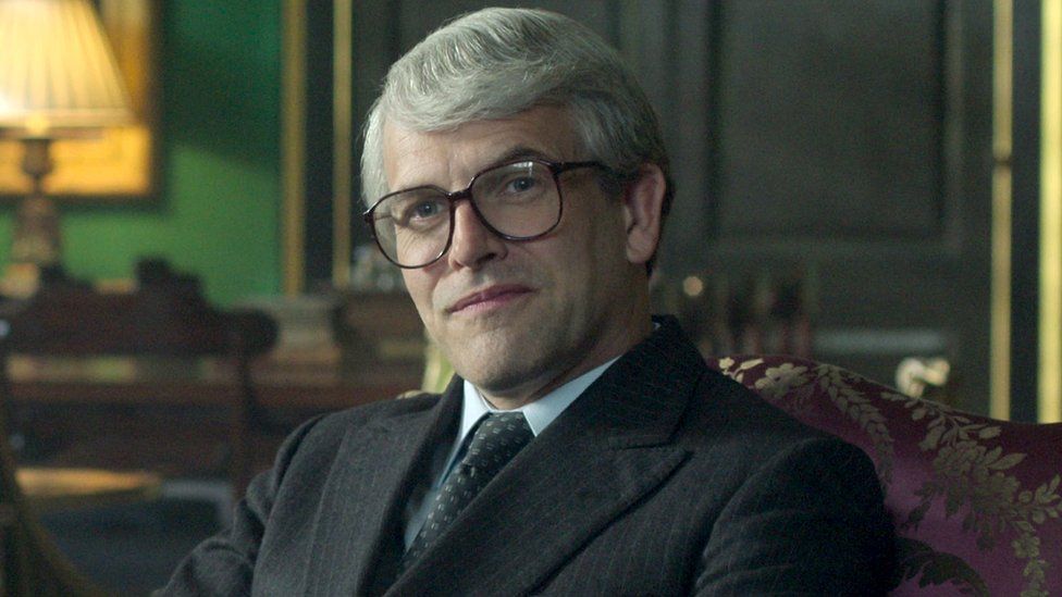 Jonny Lee Miller as John Major in The Crown