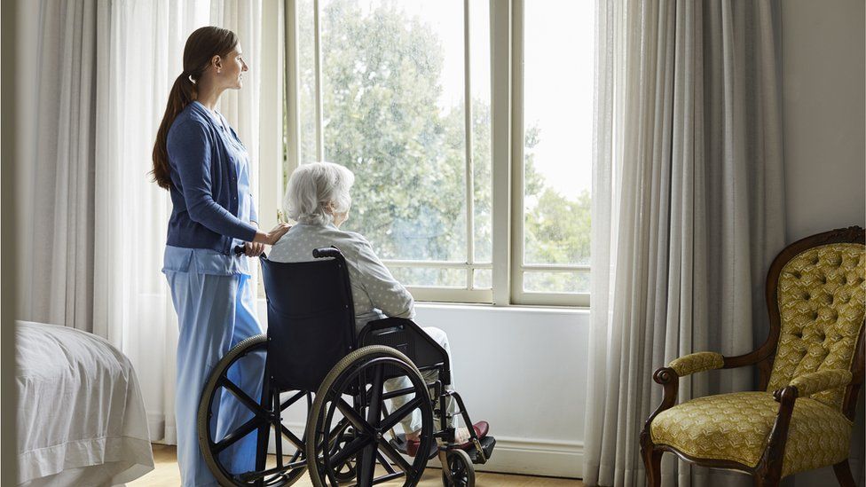 care home generic wheelchair window