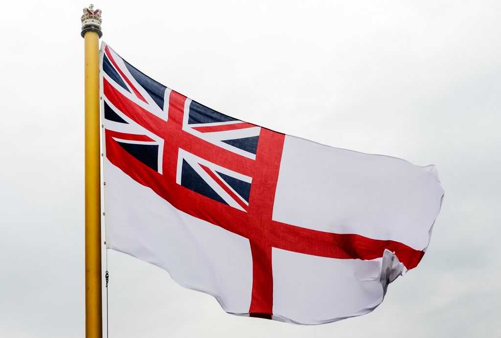 White ensign flag