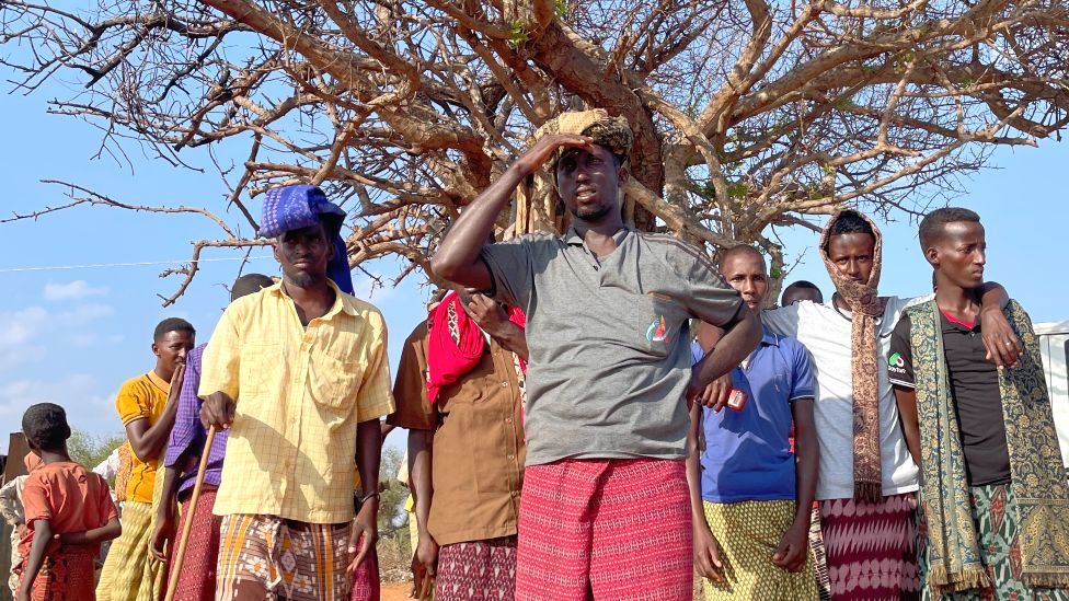 Residents living in or near Bukure in Somalia