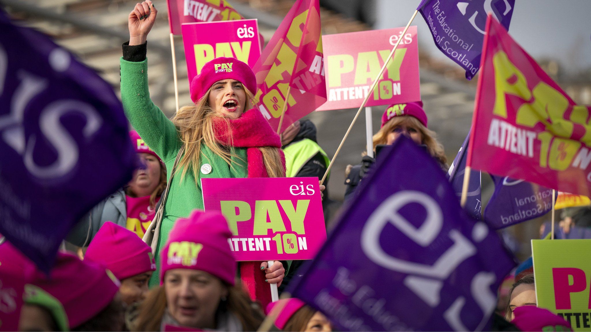 Teachers' rally, Edinburgh