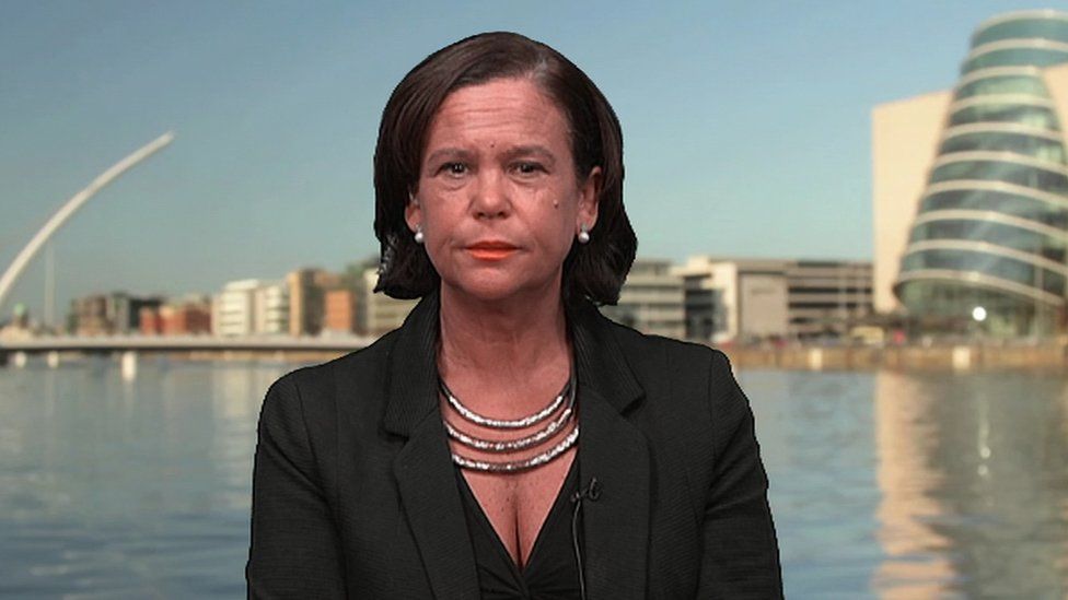 Mary Lou McDonald was speaking on the BBC's Sunday Politics programme