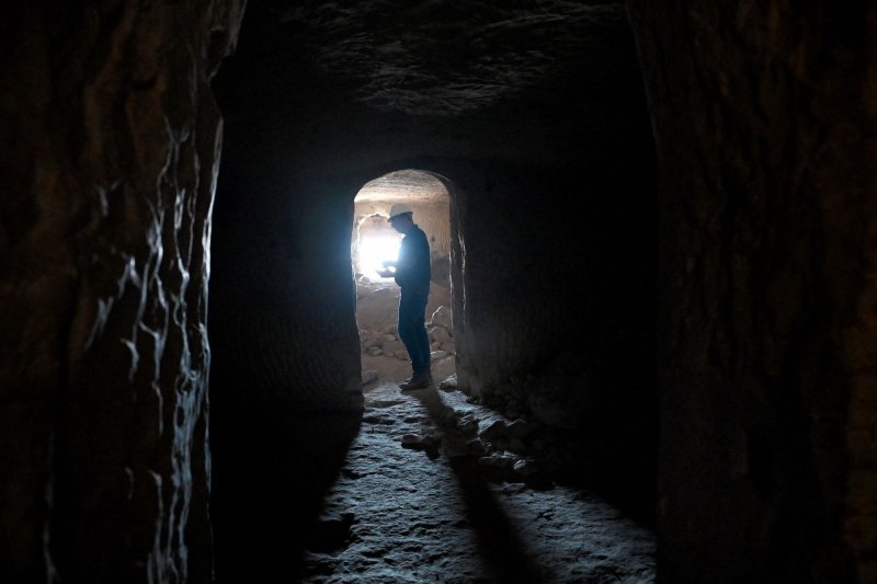 Archeologists have uncovered shop stalls and an elaborate family burial chamber at Salome Cave in Southern Israel. Photo by Debbie Hill/ UPI | <a href="/News_Photos/lp/cbca6ea06ece5b2a5f068d11d42fca74/" target="_blank">License Photo</a>