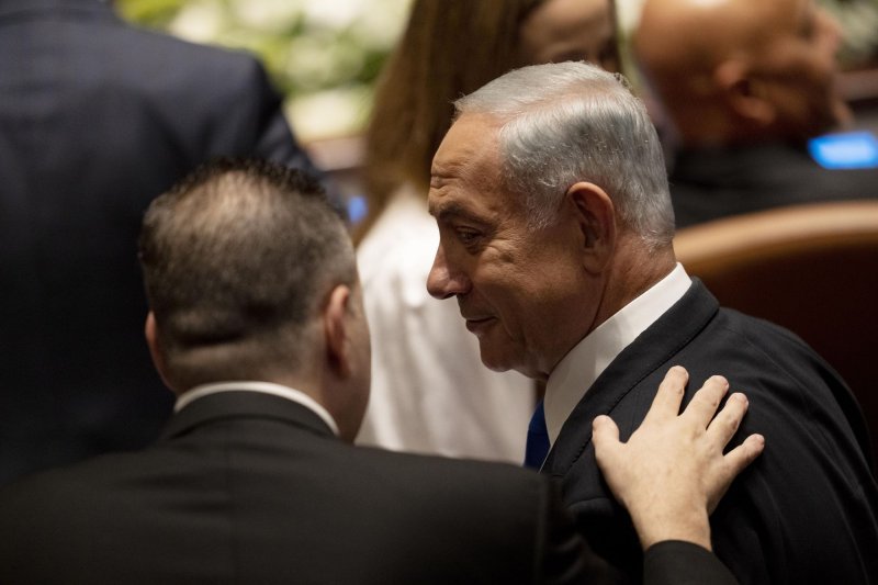 Israel's incoming Prime Minister Benjamin Netanyahu said Wednesday night that he has formed a coalition government. Pool File Photo by Maya Alleruzzo/ UPI | <a href="/News_Photos/lp/186ed05c3853e76c142a051a5f1698ae/" target="_blank">License Photo</a>