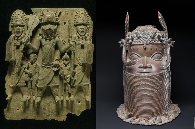 German officials have handed over 20 artifacts known as Benin Bronzes to Nigeria, marking a major restitution of art that could lead to further restitution by other countries. Photos courtesy of Claudia Obrocki, Martin Franken/<a href="https://www.auswaertiges-amt.de/en/aussenpolitik/themen/-/2540358#:~:text=Not%20all%20bronzes%20in%20the,amity%20between%20the%20two%20countries.">Ethnological Museum of the National Museums in Berlin</a>