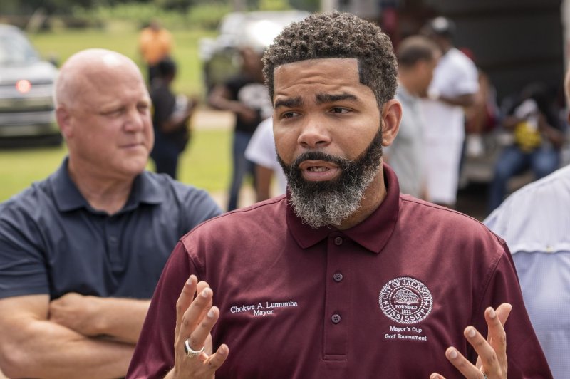 Mayor Chokwe Antar Lumumba of Jackson, Mississippi, said he believes the water system leaks were caused by freezing temperatures which reached 11 degrees over the weekend. File Photo by Ken Cedeno/UPI | <a href="/News_Photos/lp/05a2ee141b329d77bd6974d8f393f701/" target="_blank">License Photo</a>