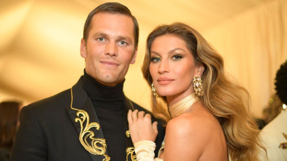 Tom Brady and Gisele Bundchen attend the Met Gala