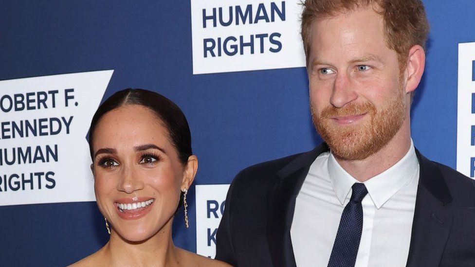 Harry and Meghan on Tuesday night