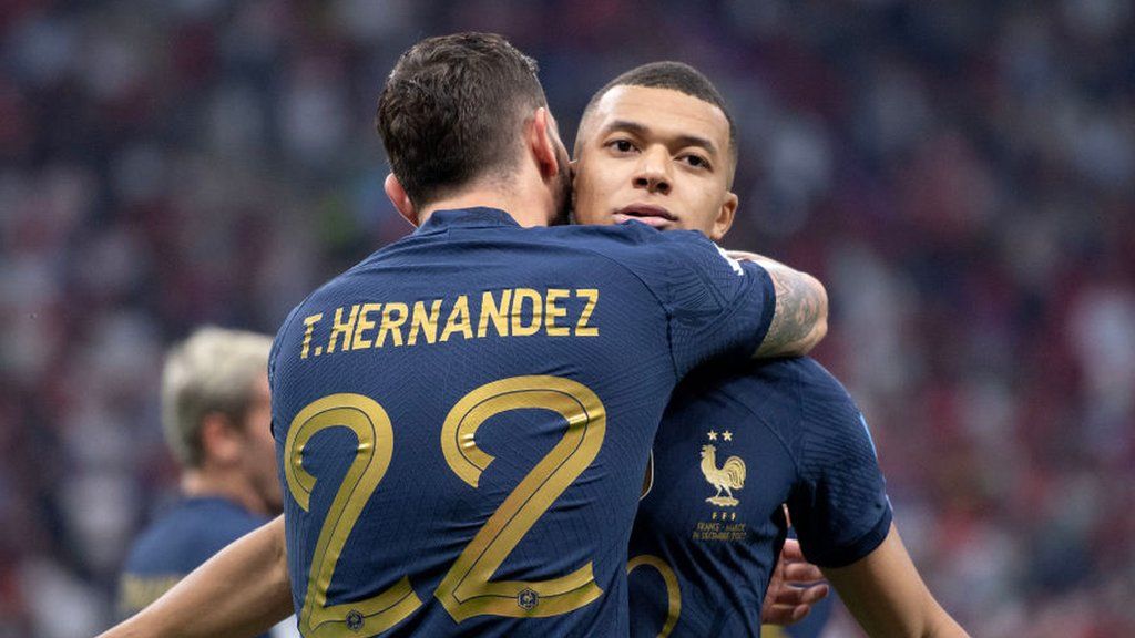 Kylian Mbappe and Theo Hernandez