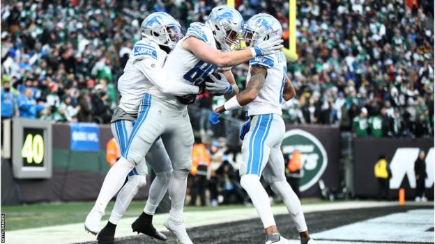 Brock Wright of the Lions celebrates