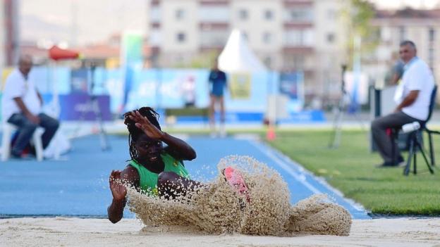 Senegalese triple jumper Sangone Kadji