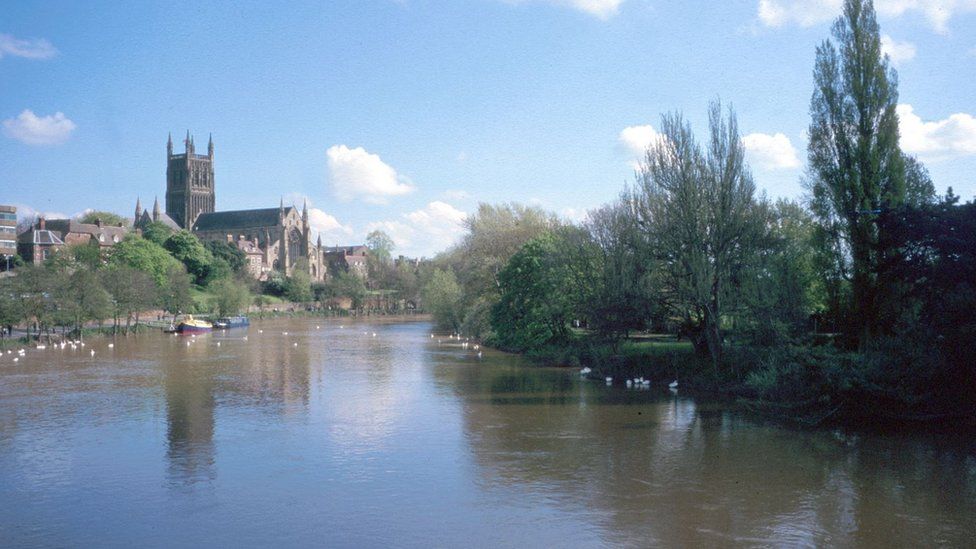 The River Severn in Worcester