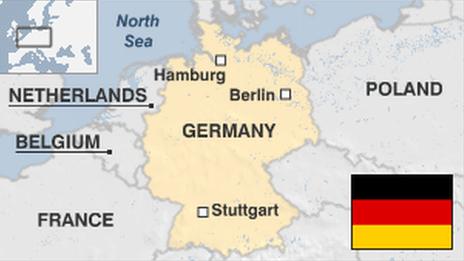 Map of Germany