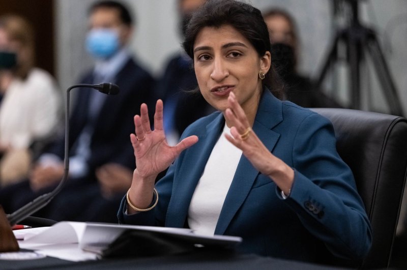 Lina Khan, Federal Trade Commission chair, said non-compete clauses limit the ability of workers to seek better wages, employment opportunities and start their own businesses. File photo by Graeme Jennings/UPI | <a href="/News_Photos/lp/fc7dbdc728af03644d72972192623fbb/" target="_blank">License Photo</a>