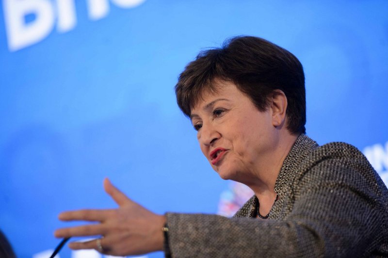 The world’s economic outlook is grim for the year ahead, at least according to Kristalina Georgieva, director of the International Monetary Fund. File Photo by Bonnie Cash/UPI | <a href="/News_Photos/lp/05a9ea0b3075068f48cbb47f48a3768e/" target="_blank">License Photo</a>