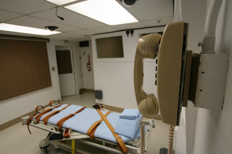 Amber McLaughlin is scheduled to die by lethal injection Tuesday. File Photo by Doug Smith/Florida Department of Corrections/<a href="https://commons.wikimedia.org/wiki/File:Execution_chamber,_Florida.jpg">Wikimedia Commons</a>