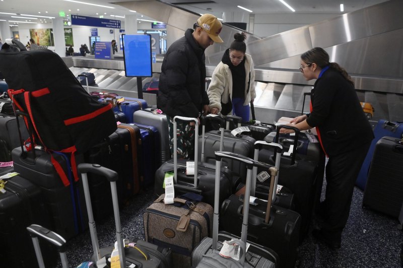 Southwest Airlines offered customers who were impacted by lost luggage during the holiday season meltdown 25,000 frequent flyer points, worth about $300. Photo by Jim Ruymen/UPI | <a href="/News_Photos/lp/74e9c561cd6a924c8a434ee1f9aee49a/" target="_blank">License Photo</a>