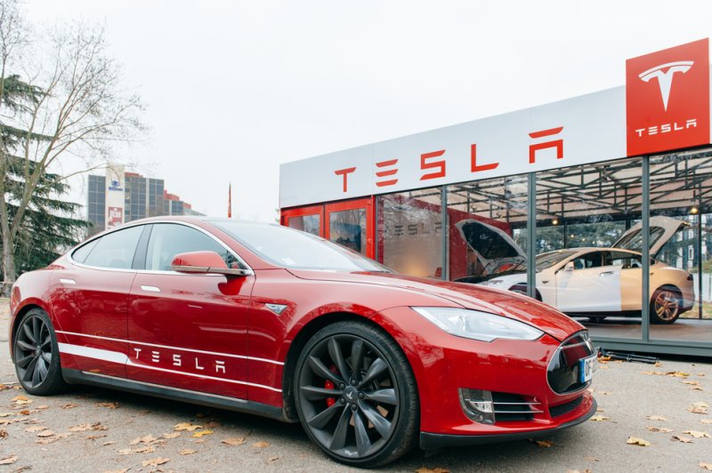 Undated image of Tesla Model S. Tesla announced price cuts on some models late Thursday, which sent stock prices tumbling in pre-market trading. File Photo by Hadrian/Shutterstock