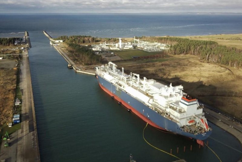 TotalEnergies said its delivered new volumes of liquefied natural gas through an offshore vessel designed to turn super-cool gas back to its gaseous form. Photo courtesy of TotalEnergies.