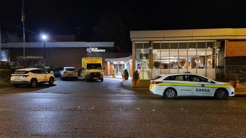 A number of garda vehicles and ambulances attended the incident at Hotel Killarney