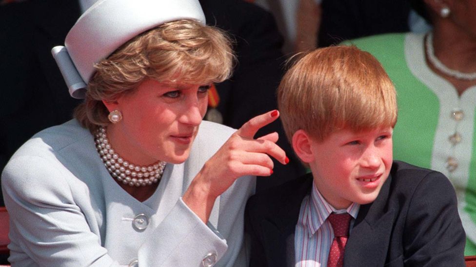 Princess Diana and Prince Harry