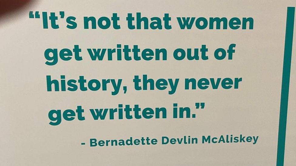 bernadette mclaiskey quote in peace exhibition