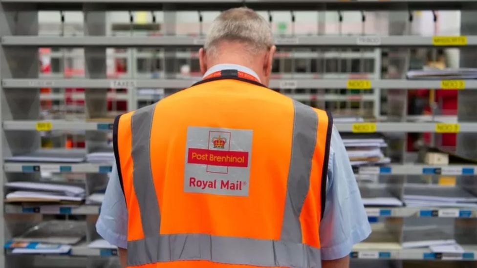 Royal Mail worker