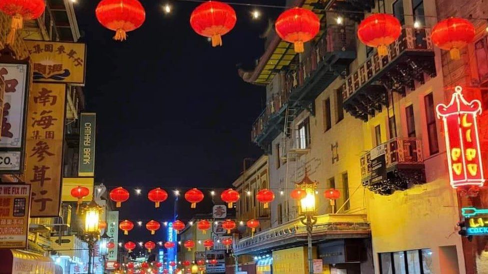 A street in San Francisco's Chinatown