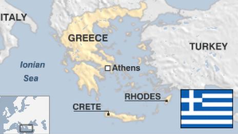 Map of Greece