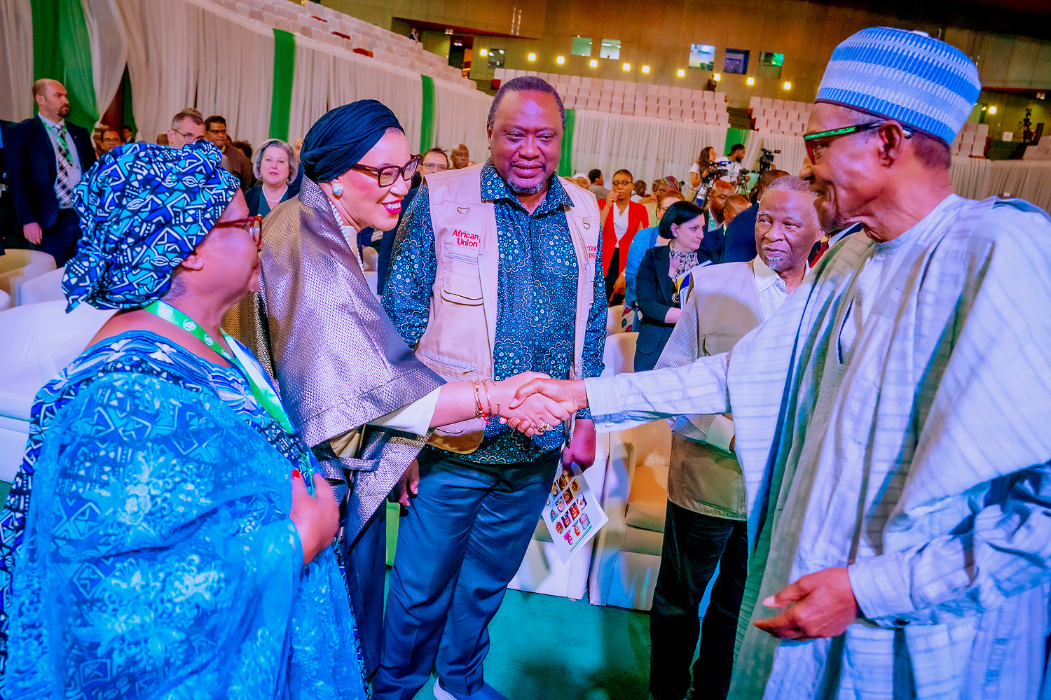 More photos of Presidential candidates at the Peace Accord signing ceremony