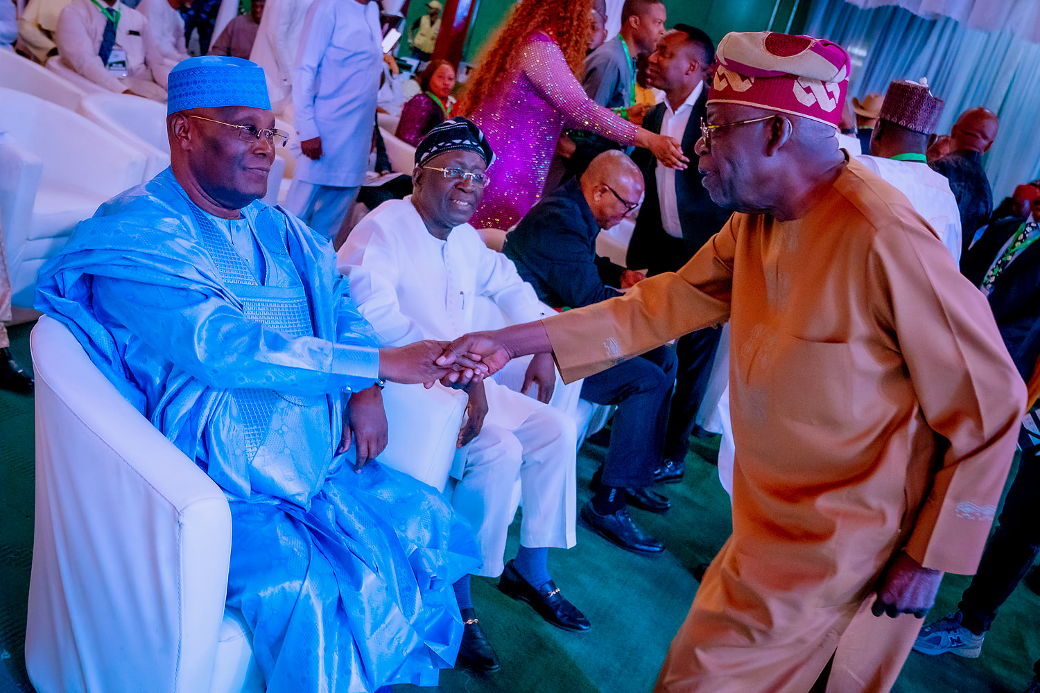 More photos of Presidential candidates at the Peace Accord signing ceremony