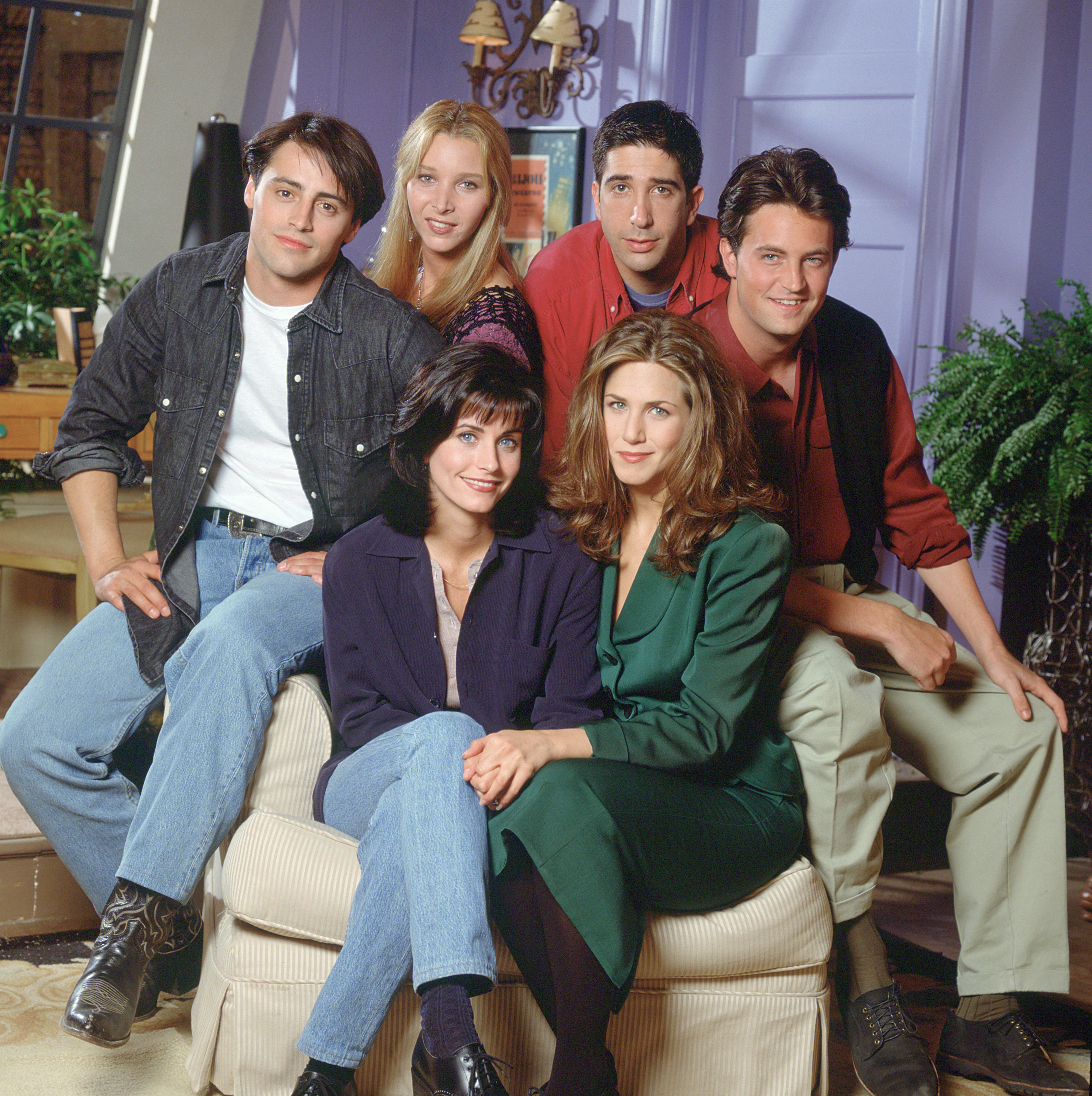 Matt LeBlanc, Lisa Kudrow, David Schwimmer, Matthew Perry, Courteney Cox and Jennifer Aniston