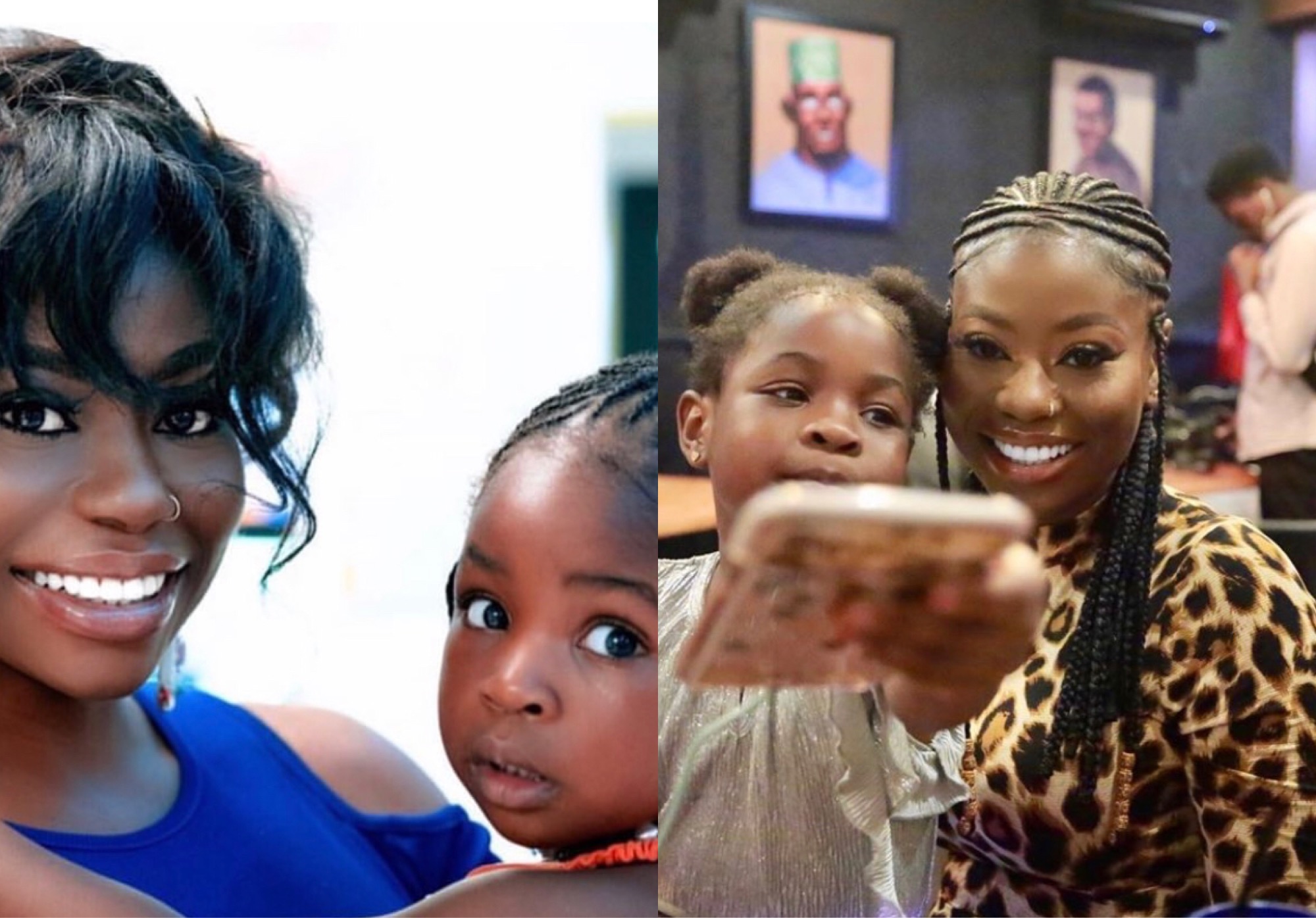 Sophia Momodu and her daughter