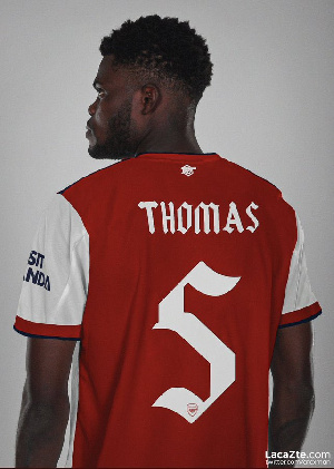 Arsenal midfielder Thomas Partey