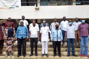 The Kenyan delegation in  a group photo with the Volta Regional Minister