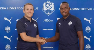 Accra Lions FC unveils new coach, James Nicholas Francis