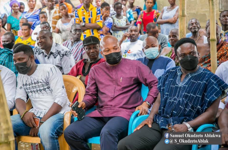 May be an image of 6 people, people sitting, people standing, outdoors and text that says 'Samuel Okudzeto Ablakwa OkudzetoAblak'