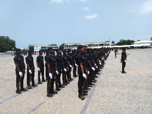 Recruits of the Ghana Police Service